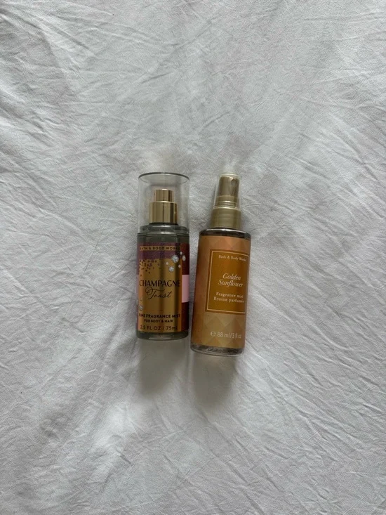 Bath & Body Works Champagne Toast & Golden Sunflower Mists - Gold/Orange - Picture 2 of 2
